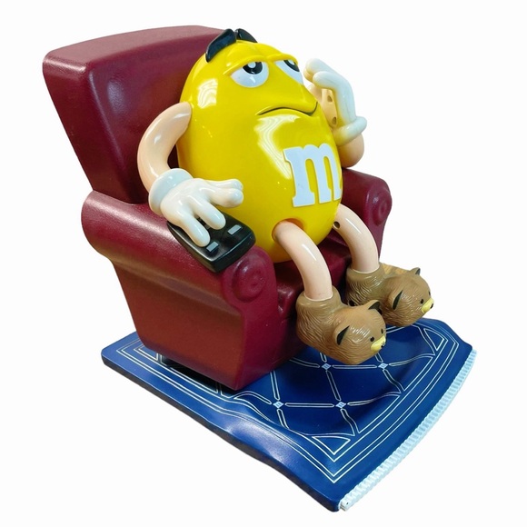 M&M'S Other - M&Ms Vintage 1999 Laz-E-Boy Lazy Yellow M&M Candy  Dispenser M&M’s Collectors